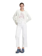 Swetry damskie - CARTOON Kardigan w kolorze białym - miniaturka - grafika 1