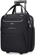 Torby podróżne - UKEIN Bagaż podręczny pod siedzeniem z kółkami, miękka dwustronna lekka walizka podróżna, torba podróżna na kółkach, dla mężczyzn i kobiet, czarna, bagaż podręczny 40 cm, bagaż podręczny, Czarny - miniaturka - grafika 1