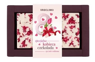 Czekolada biała z żurawiną Dzień Kobiet Vroclinki - Czekolada - miniaturka - grafika 1
