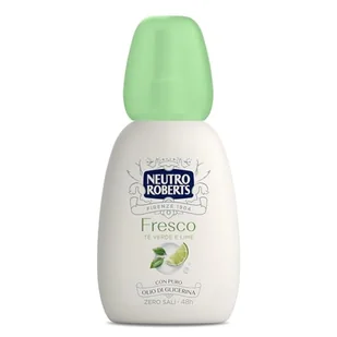 Neutro Roberts, Dezodorant Vapo świeże zielone, zielona herbata i limonka, zero soli aluminiowych, z czystego oleju glicerynowego, dezodorant mężczyzn i kobiet, 100% recyklingu tworzyw sztucznych, 75 - Herbata - miniaturka - grafika 1