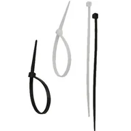 Inne mocowania - Nylonowe opaski zaciskowe czarne 7,6 x 370 mm 100 sztuk - miniaturka - grafika 1