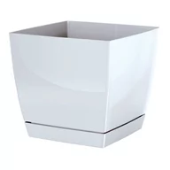 Donice - Prosperplast Doniczka Coubi 13,5cm x 13,5cm biała - miniaturka - grafika 1