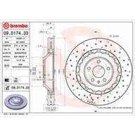 Tarcze hamulcowe - Tarcza hamulcowa BREMBO 09.D174.33 - miniaturka - grafika 1