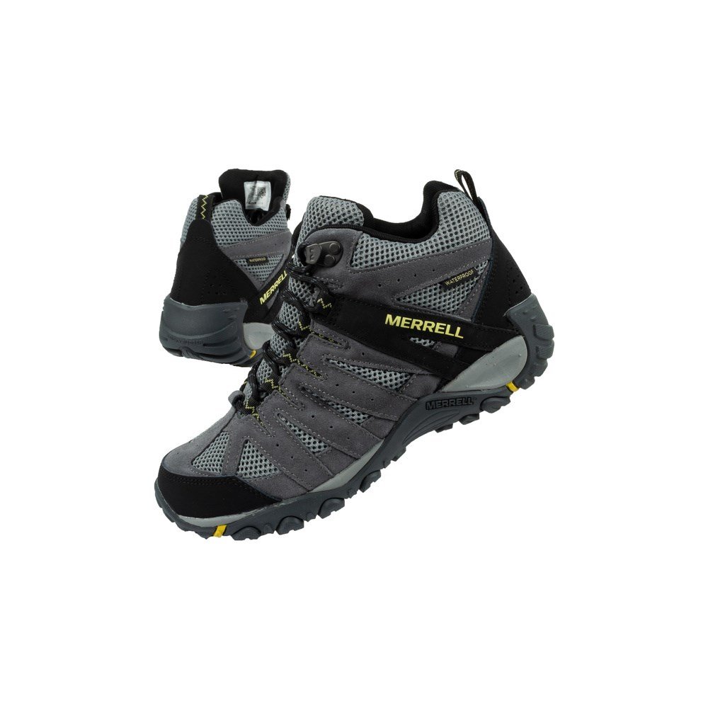 Męskie buty trekkingowe Merrell Men Accentor 2 Vent Mid Wp Turbulence Grey - 45