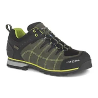 Buty trekkingowe męskie - Męskie buty trekkingowe Trezeta Hurricane Evo Low WP dark green/lime - 8 - miniaturka - grafika 1