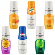 Syropy i koncentraty owocowe - 6x SYROP SODASTREAM PEPSI, MIRINDA, MANGO, MANDARYNKA, MOJITO, MARAKUJA - miniaturka - grafika 1