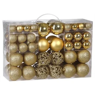 Zestaw bombek GOCKOWIAK Regalo Złoty (100 szt.) - Bombki - miniaturka - grafika 1