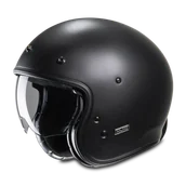 Kaski motocyklowe - Kask Otwarty HJC V31 Matowy CzarnyM - miniaturka - grafika 1