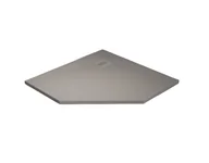 Brodziki prysznicowe - Radaway Kyntos PT Brodzik pięciokątny 90x90 cm cemento HKPT9090-74 - miniaturka - grafika 1