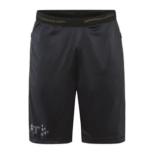 Męskie Spodenki CRAFT EVOLVE ZIP POCKET SHORTS M 1910148-999100 – Czarny - Spodenki męskie - miniaturka - grafika 1