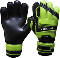 Piłka nożna - Rękawice bramkarskie Ligue Saver black-green - miniaturka - grafika 1