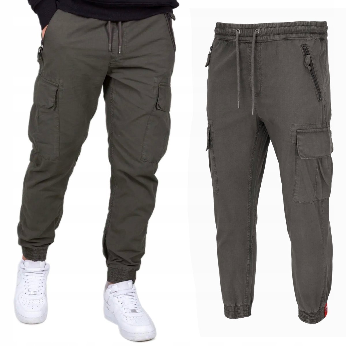 Spodnie Alpha Industries Jogger 116201 136 Greyblack M