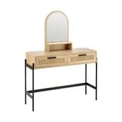 Toaletki - Konsolka Carmen Halmar Naturalny, Czarny - miniaturka - grafika 1