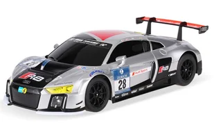 Rastar Audi R8 LMS 1:18 srebrny  RAS/59300-SLV - Zabawki zdalnie sterowane - miniaturka - grafika 5