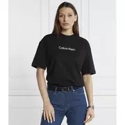 Koszulki i topy damskie - Calvin Klein T-shirt | Oversize fit - miniaturka - grafika 1