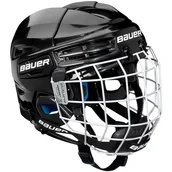 Hokej - Kask hokejowy Bauer Prodigy Combo Youth Czarny - miniaturka - grafika 1