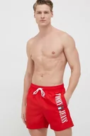 Stroje kąpielowe - Tommy Jeans szorty kąpielowe kolor czerwony - miniaturka - grafika 1