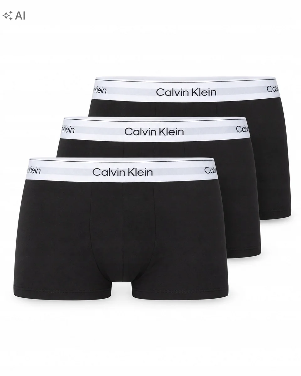 Calvin Klein Underwear Bokserki męskie 3 PACK czarne