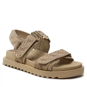 Sandały Guess - Fabelis2 FL6FB2 FAL03 BEIBR - Sandały damskie - miniaturka - grafika 1