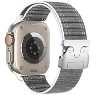 Akcesoria do smartwatchy - Pasek BELINE Woven Nylon Diagonal Style Parachute do Apple Watch 38/40/41mm Szary - miniaturka - grafika 1