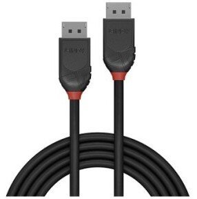Lindy 3m DisplayPort 2.1 54G Cable, Black Line