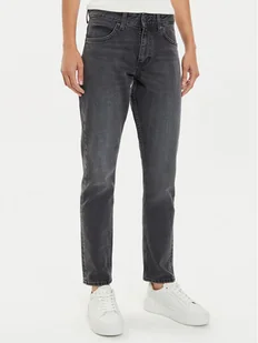 Lee Jeansy Rider 112341336 Czarny Slim Fit - Spodnie damskie - miniaturka - grafika 1