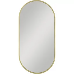 Dubiel Vitrum Joy lustro owalne 40x80 cm rama złota - Lustra - miniaturka - grafika 1