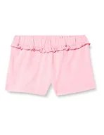 Spodenki damskie - s.Oliver Junior Girls szorty z falbankami, różowe, 116, Rosa, 116 cm - miniaturka - grafika 1