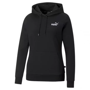Damska bluza dresowa nierozpinana z kapturem PUMA ESS+ Embroidery Hoodie FL - Kurtki i kamizelki sportowe damskie - miniaturka - grafika 1