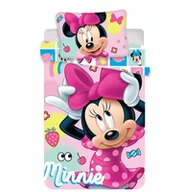 Pościel dla dzieci - Jerry Fabrics, Pościel niemowlęca do łóżeczka, Myszka Minnie, 100x135 cm - miniaturka - grafika 1