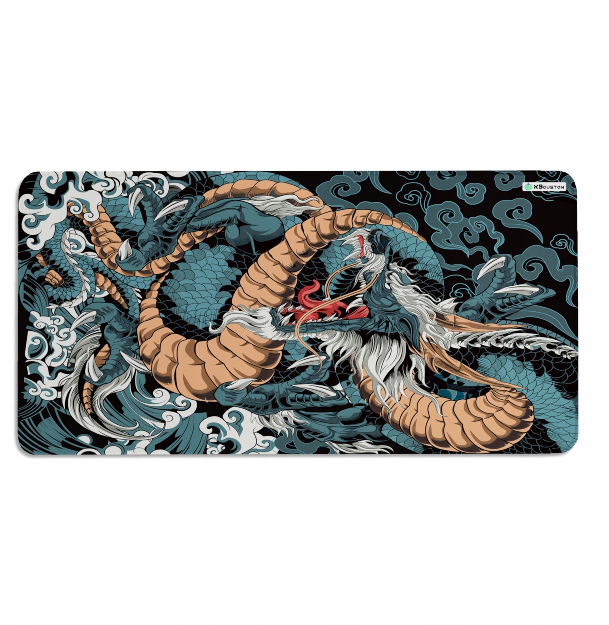 Podkładka KBcustom DUŻA PODKŁADKA MATA POD MYSZKĘ MYSZ 120x60cm XXXL KBcustom Biurko Dragon 97
