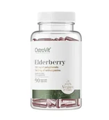 Przeziębienie i grypa - OstroVit, Czarny Bez, Vege, 90 kaps., Odporność - miniaturka - grafika 1