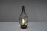 Lampy ogrodowe - Mairana LED lampka stołowa ogrodowa solarna z czujnikiem zmierzchu czarna R55306132 - miniaturka - grafika 1