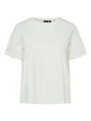 Koszulki i topy damskie - Pieces Koszulka "Tandrea" w kolorze białym - miniaturka - grafika 1