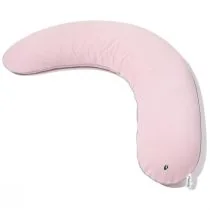 Plantule Pillows Rogal ciążowy i do karmienia z łuskami orkiszu pudrowy róż - Poduszki do karmienia - miniaturka - grafika 1