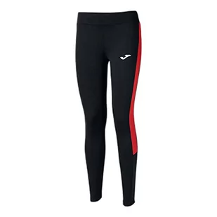 Joma Damskie legginsy Championship z długimi legginsami, czarne/czerwone, S - Legginsy - miniaturka - grafika 1