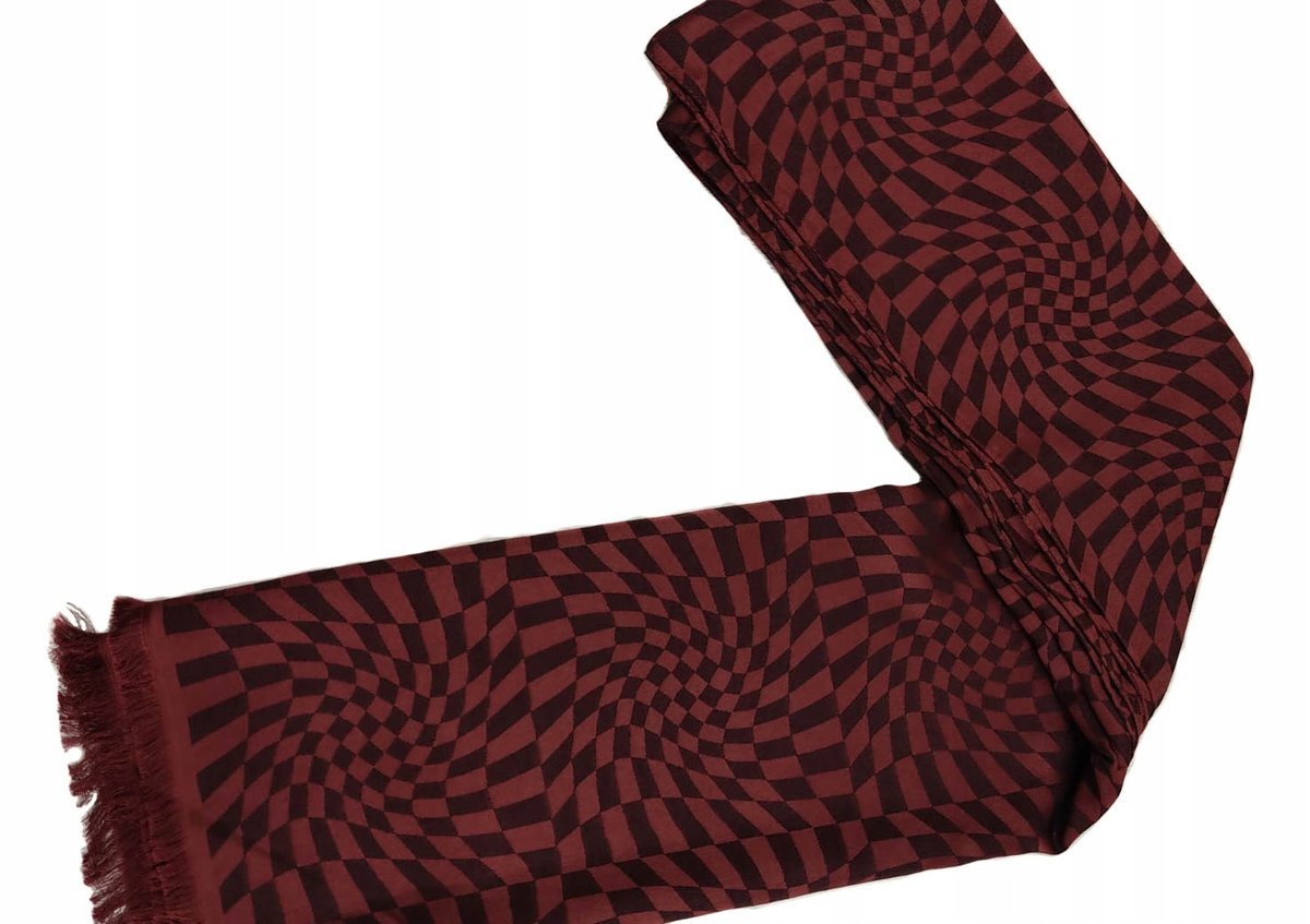 SZAL damski z frędzlami BAWEŁNIANY