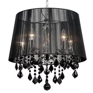 Italux LAMPA wisząca CORNELIA MDM-2572/5 BK OPRAWA Abażurowa ZWIS z kryształkami - Lampy sufitowe Italux LAMPA wisząca CORNELIA MDM-2572/5 BK OPRAWA Abażurowa ZWIS z kryształkami - Lampy sufitowe - miniaturka - grafika 2