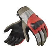 Rękawice motocyklowe - Rękawice Motocyklowe REV'IT! Lewisville Piaskowy/CzerwonyXL - miniaturka - grafika 1