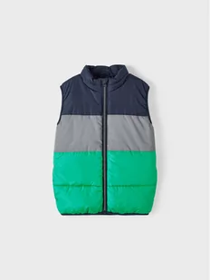 NAME IT Kamizelka 13211842 Zielony Regular Fit - Kurtki i płaszcze dla chłopców - miniaturka - grafika 1