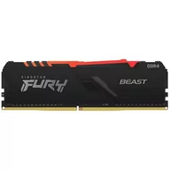 Pamięci RAM - Kingston Pamięć Fury Beast RGB DDR4 16 GB 3000MHz CL16 KF430C16BBA/16 KF430C16BBA/16 - miniaturka - grafika 1