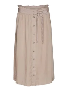 Vero Moda Spódnica w kolorze beżowym - Spódnice - miniaturka - grafika 1