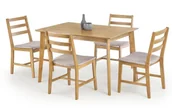 Stoły z krzesłami - Zestaw Stół Z Krzesłami Jasny Dąb D3-T03 - miniaturka - grafika 1