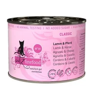 Mokra karma dla kotów - Catz finefood mokra karma dla kota Classic Adult Nr 19 Jagnięcina i konina 6x200 g - miniaturka - grafika 1