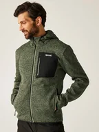 Bluzy męskie - Regatta Kurtka polarowa "Newhill" w kolorze zielonym - miniaturka - grafika 1
