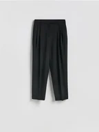 Spodnie damskie - Reserved - Spodnie carrot - czarny - miniaturka - grafika 1