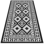 Dywany - Modny winylowy dywan wewnętrzny Retro wzór 100x150 cm - miniaturka - grafika 1
