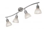 Daytona - listwa 4 płomienna nikiel mat 820314-07 - Lampy sufitowe - miniaturka - grafika 1