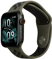 Akcesoria do smartwatchy - Pasek Beline Sport Silicone do Apple Watch Series 1/2/3/4/5/6/7/8/SE/SE2 38-41 mm Brązowo-Czarny (5904422919863) - miniaturka - grafika 1