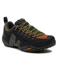 Półbuty męskie - Trekkingi Merrell Intercept J037721 Black/Nutshell - miniaturka - grafika 1